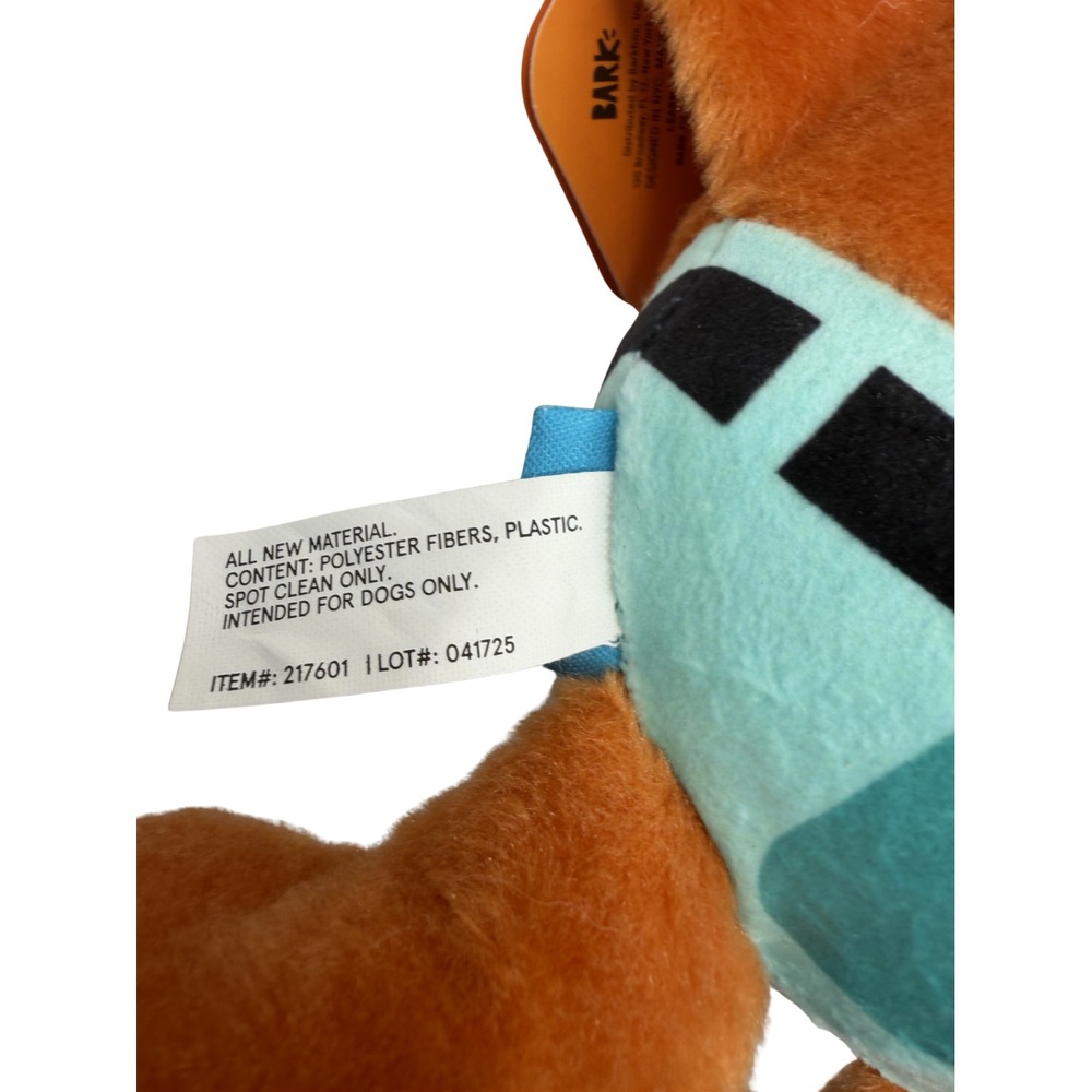 BARK Claude Howlbert Plush Dog Toy Halloween Monster Squeaker Crinkle NWT - Picture 5 of 6